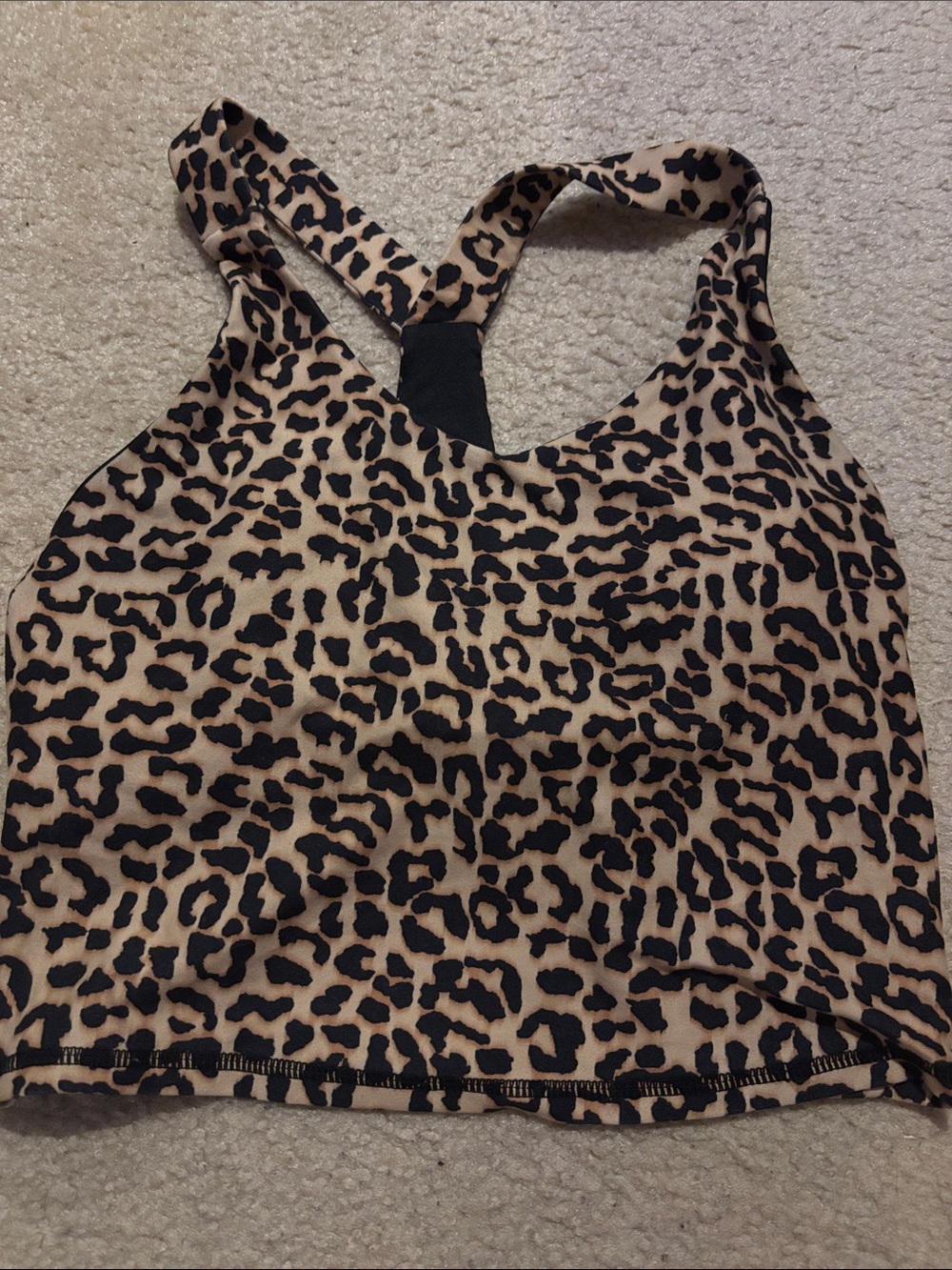 Leopard Print Sports Bra - Medium